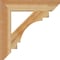 Ekena Millwork Merced Slat Rough Sawn Bracket, Western Red Cedar, 4"W x 22"D x 22"H BKT04X22X22MRC06RWR - alternate 2